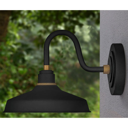Foundry Exterior Wall Lantern by Hinkley on a home exterior