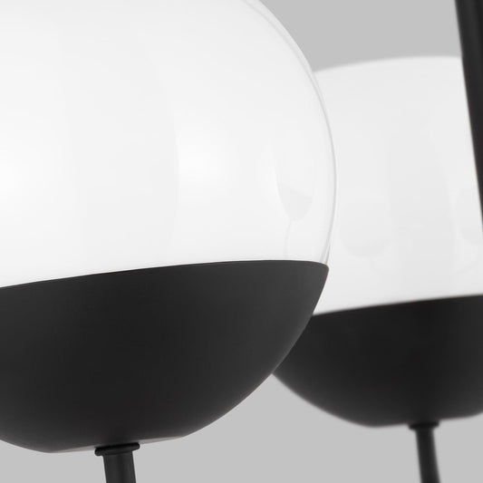 Alvin Medium 3 Light Chandelier by Visual Comfort in a styled interior