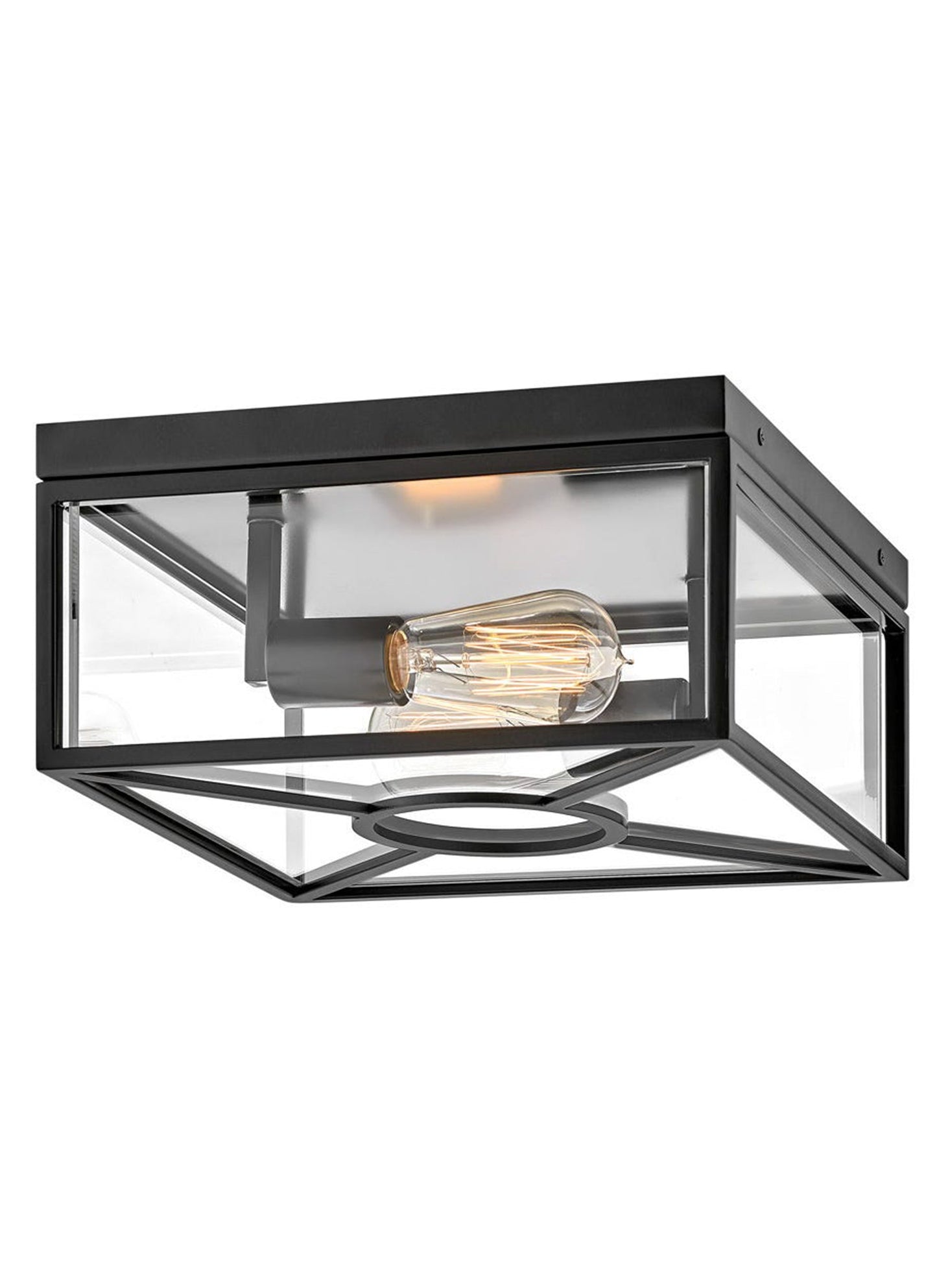 Brixton 2 Light Exterior Flush Ceiling Mount by Hinkley Lighting