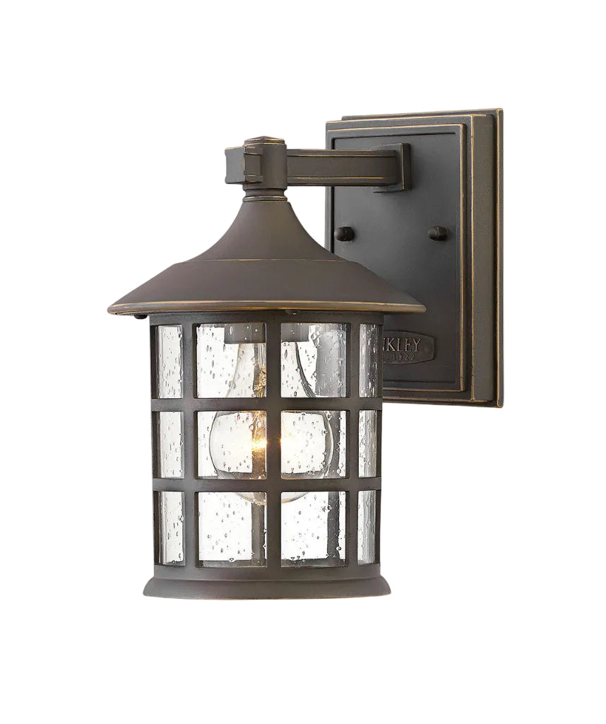 OUTLET - Freeport Exterior Wall Lantern in Oil Rubbed Bronze by Hinkley Lighting