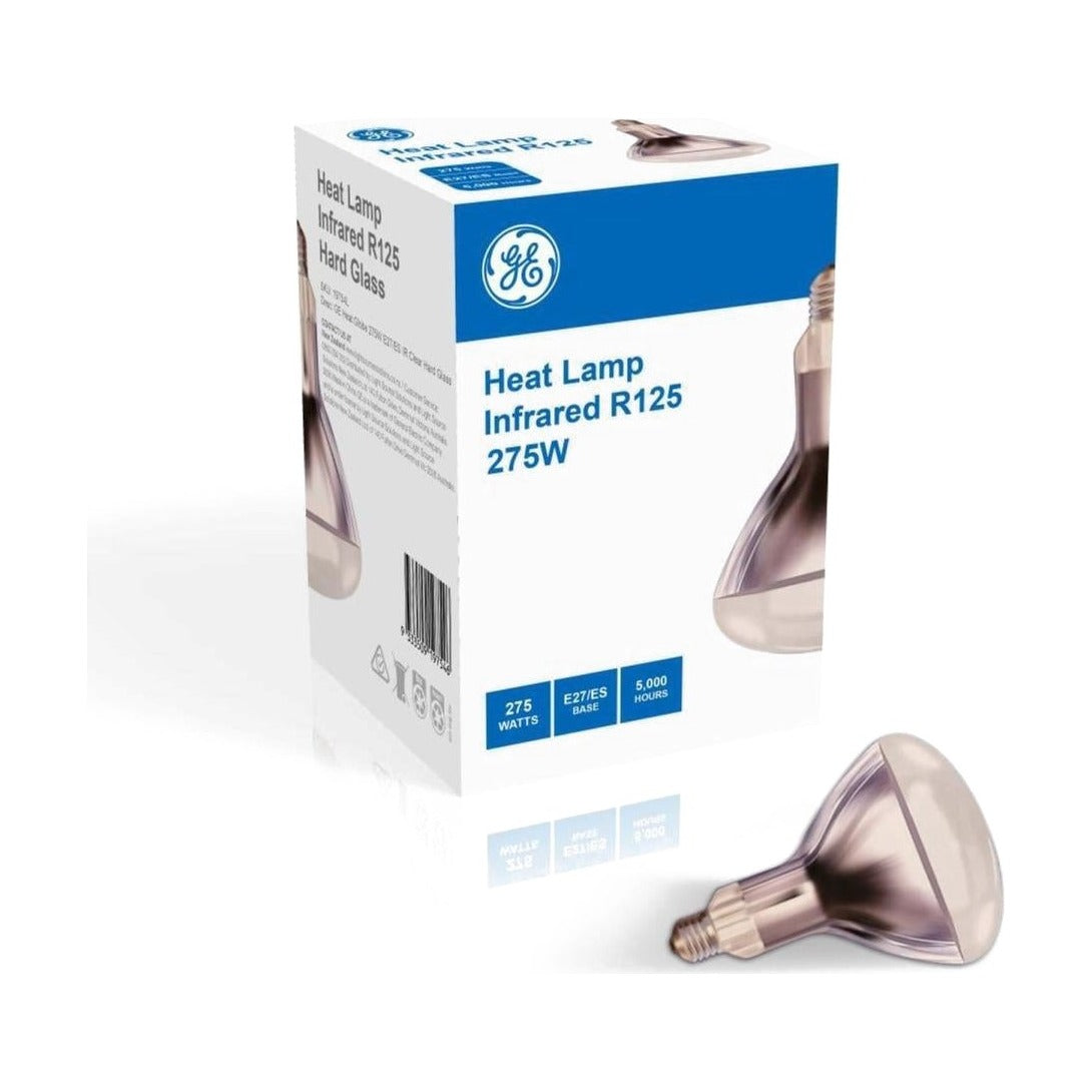 Incandescent Heat Lamp Light Bulb - B22 R125 275W Dimmable