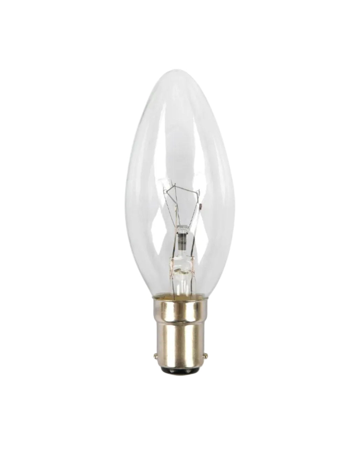 Incandescent Candle Light Bulb - B15 25W Clear Dimmable