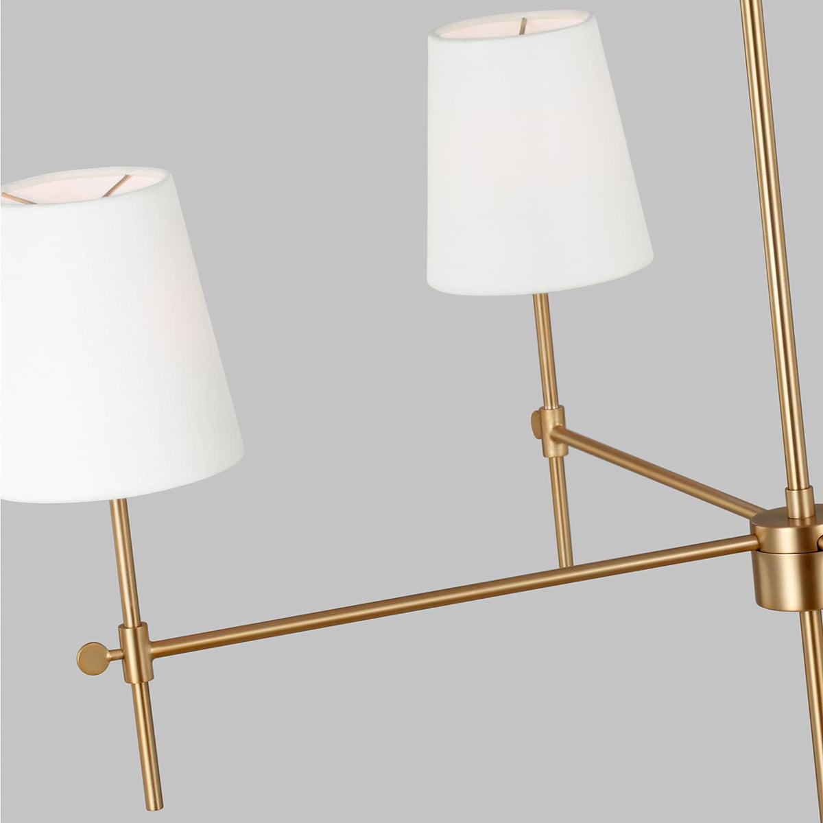 Baker 4 Light Chandelier by by Visual Comfort Generation