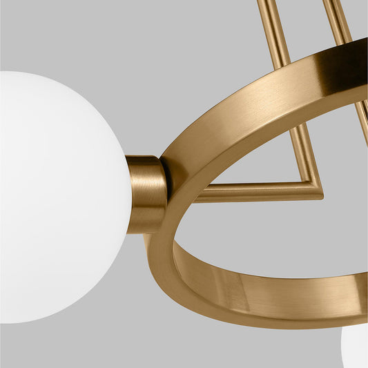 Clybourn 3 Light Semi-Flush Ceiling Mount by Visual Comfort Studio