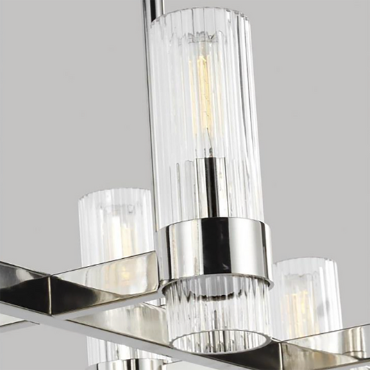 Geneva 10 Light Linear Chandelier by Visual Comfort Studio