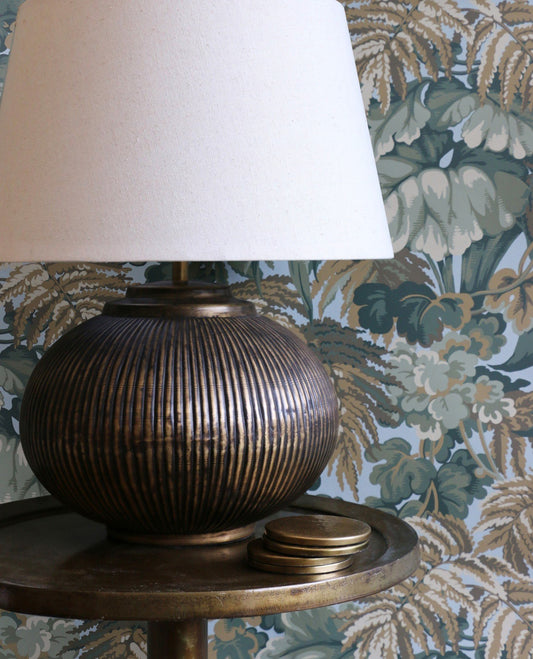 46cm Tapered Drum Lampshade in a styled interior