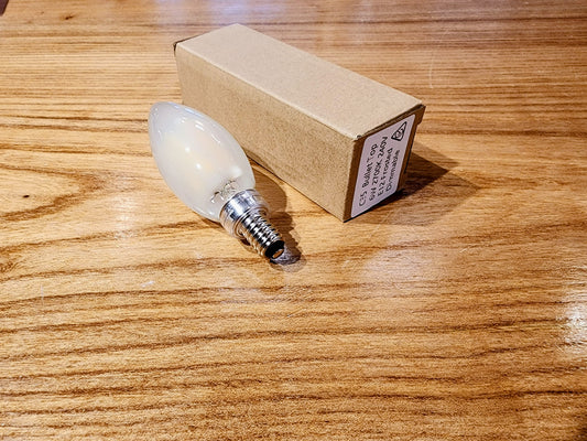 LED Candle Frosted Lamp - Dimmable 6W E12