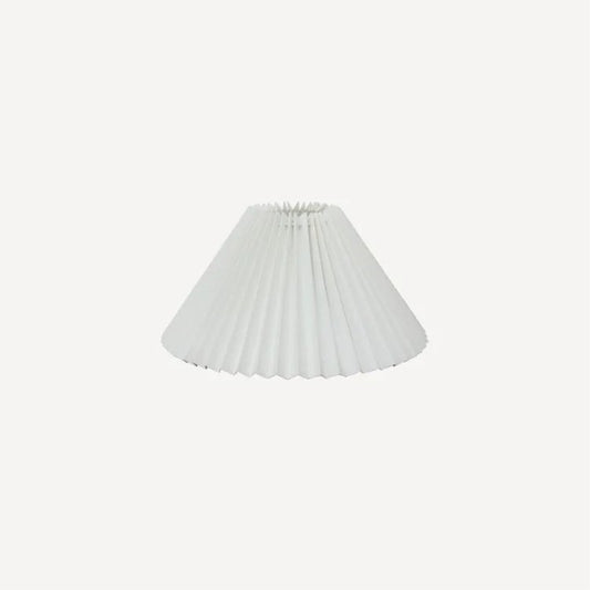 Pleated Linen Shade 35cm White