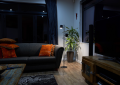 Arlo LED Floor Lamp in a styled interior