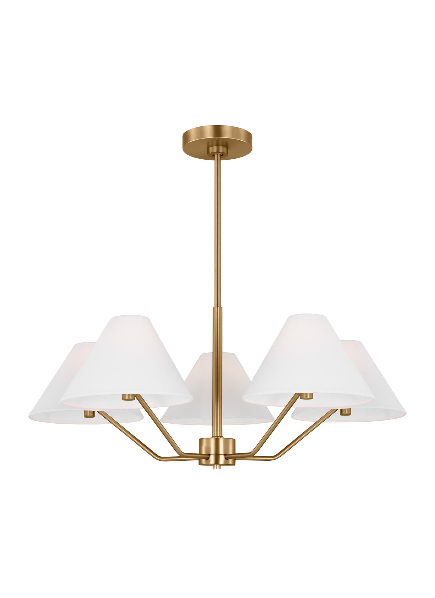 Burke 5 Light Chandelier by Visual Comfort Studio