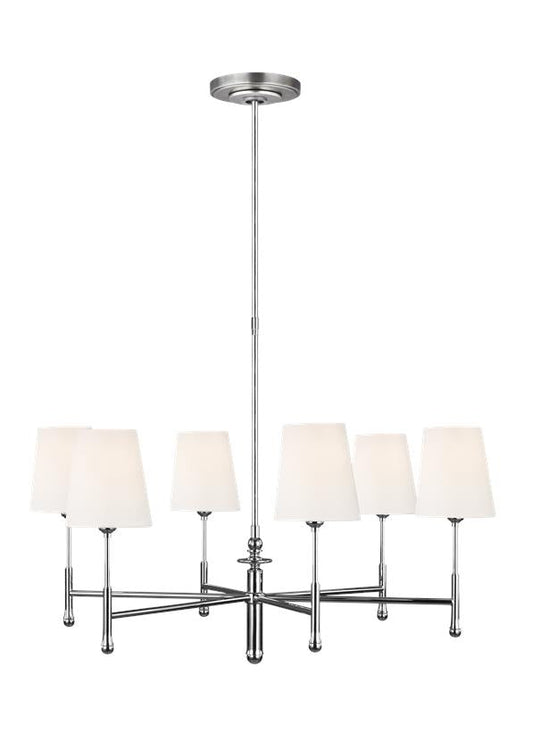 Capri 6 Light Chandelier by Visual Comfort Studio