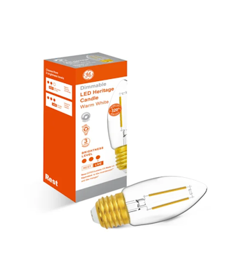GE LED Candle Dim 5W