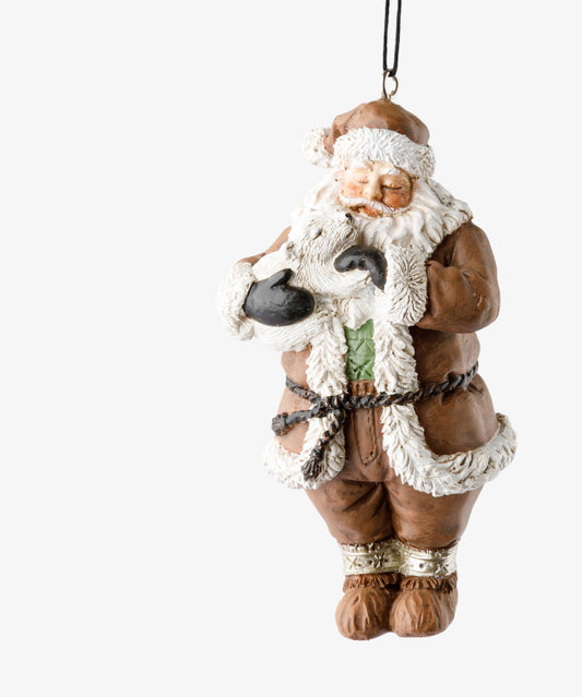 Santa Tales with Bear Hanging Decoration