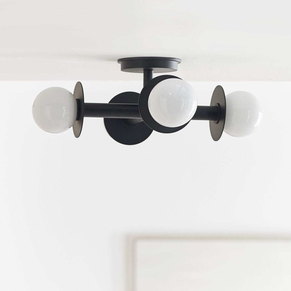 Nodes Semi-Flush Mount Ceiling Light by Visual Comfort Generation