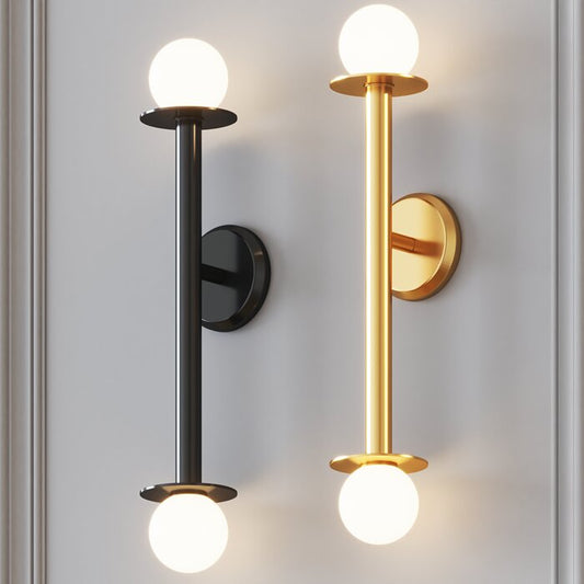 Nodes 2 Light Wall Sconce by Visual Comfort in a styled interior