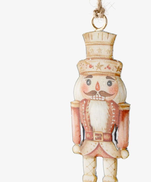 Peachy Nutcracker Hanging Decoration