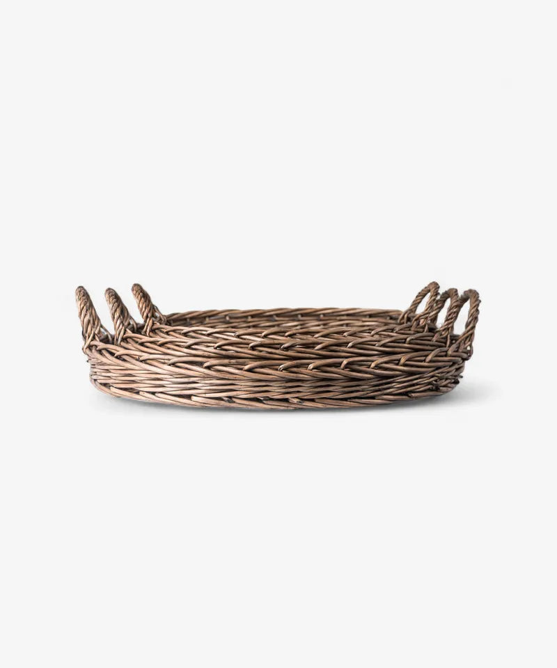 Riviera Oval Wicker Trays - Set of 3