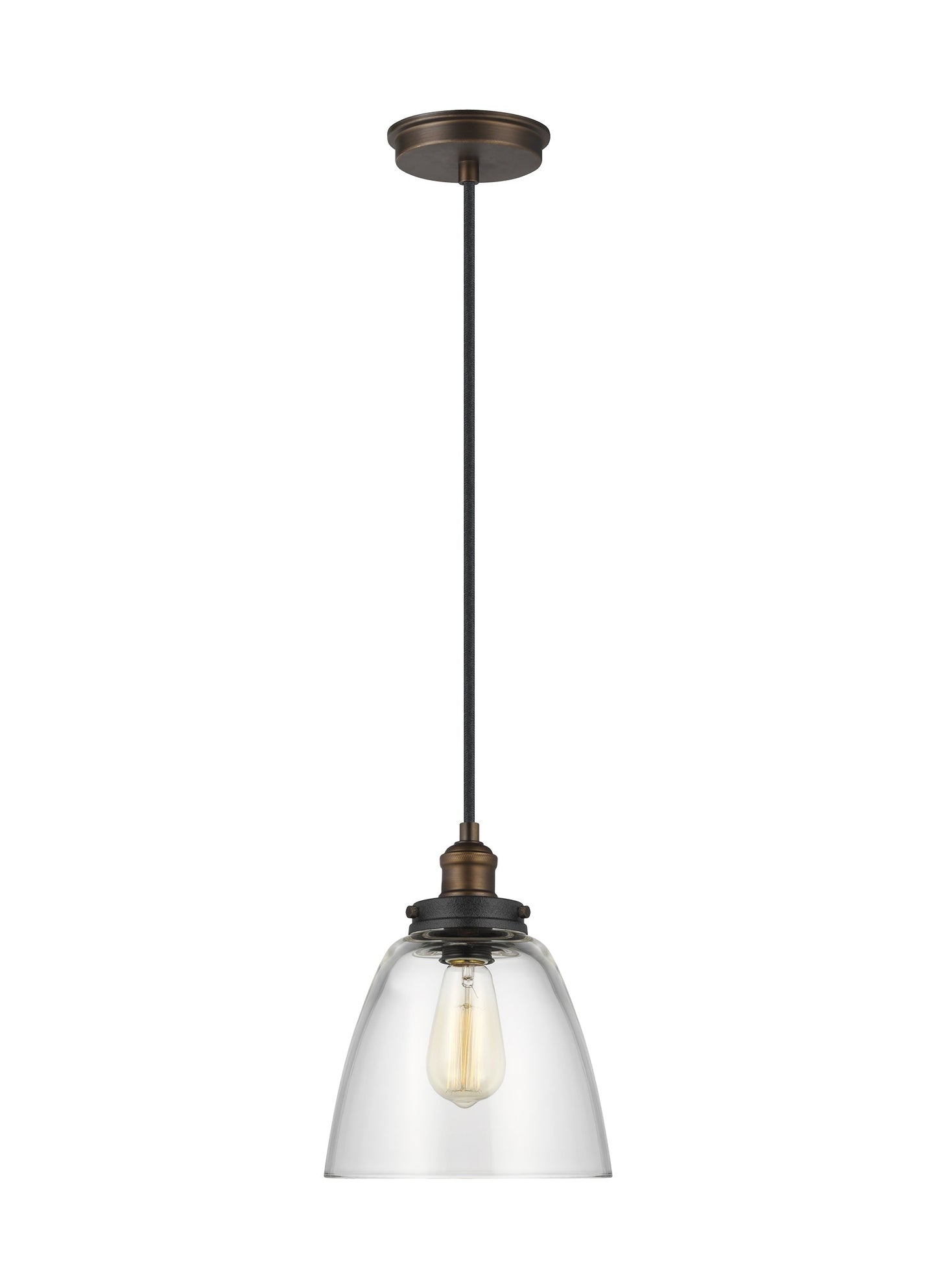 Baskin Dome Single Kitchen Pendant by Visual Comfort Studio