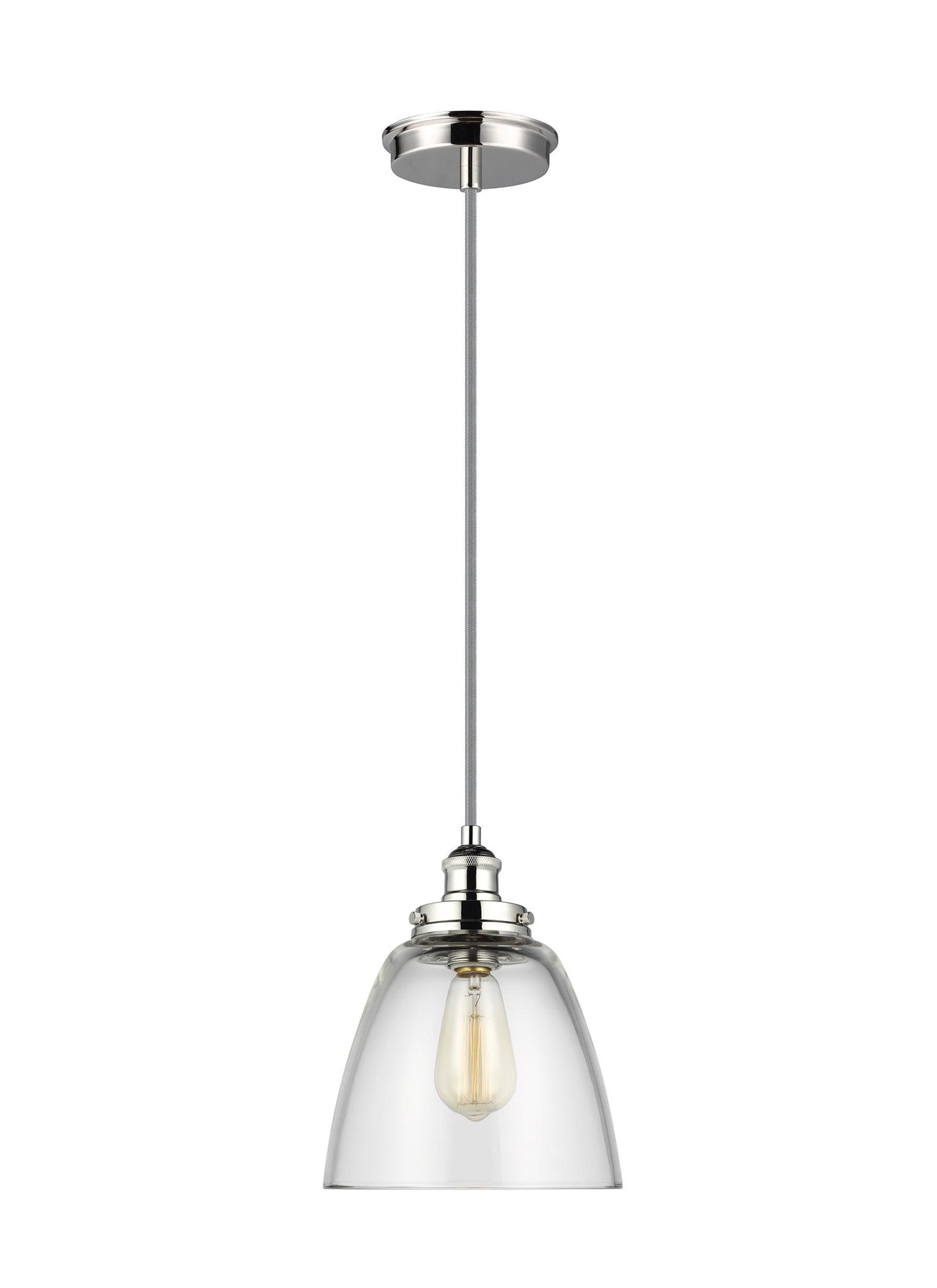 Baskin Dome Single Kitchen Pendant by Visual Comfort Studio