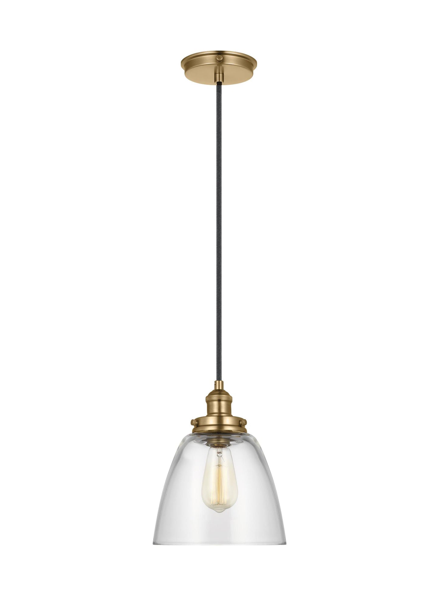 Baskin Dome Single Kitchen Pendant by Visual Comfort Studio