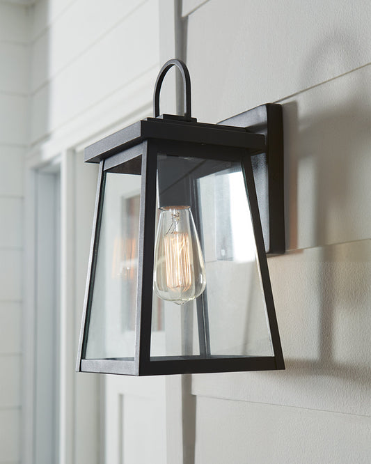 Founders Exterior Wall Lantern by Visual Comfort on a home exterior