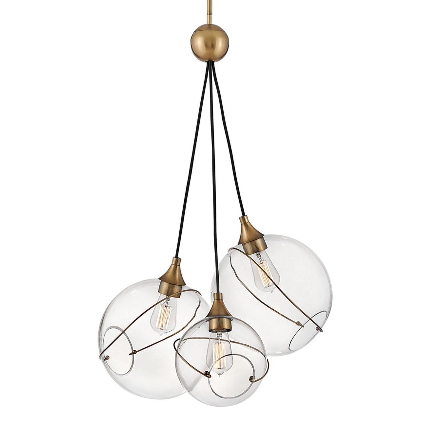Skye 3 Light Cluster Pendant by Hinkley Lighting