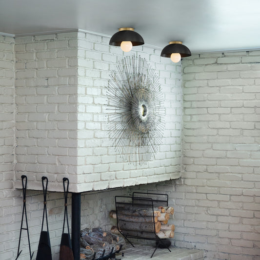 Stu Small Flush Mount Ceiling Light by Lark Living