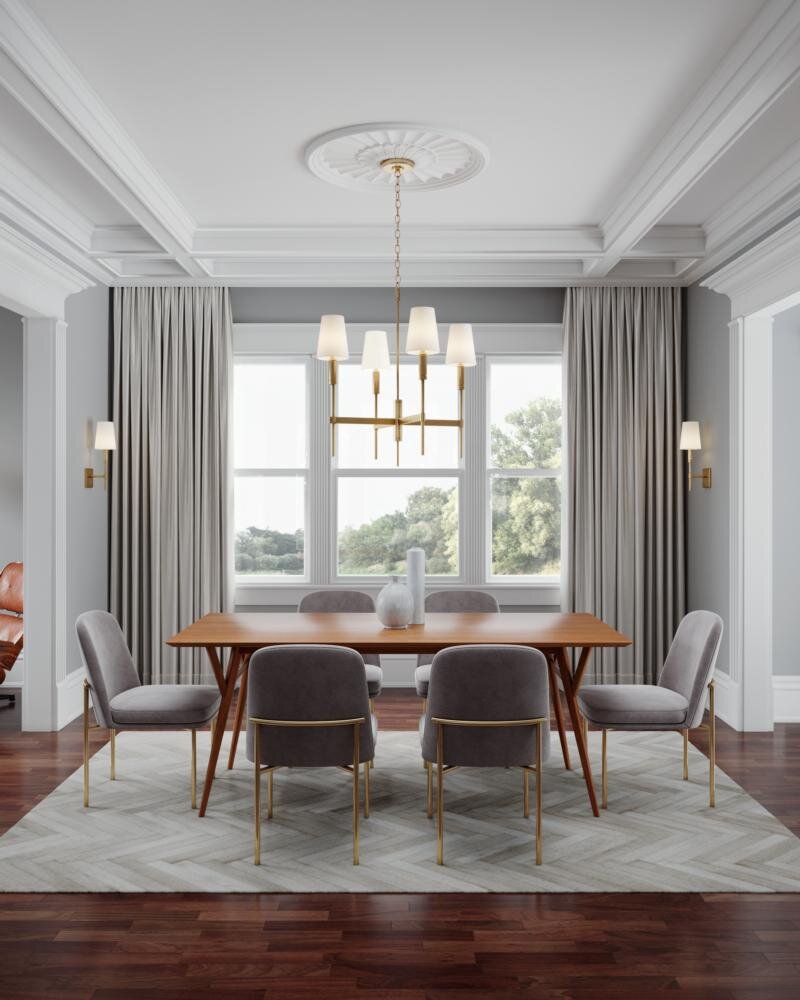 Beckham 4 Light Chandelier by Visual Comfort Studio