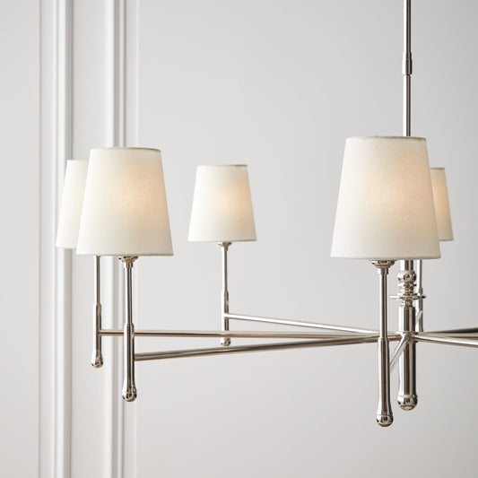 Capri 6 Light Chandelier by Visual Comfort Studio