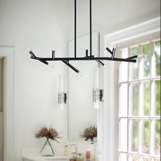 Twiggy 8 Light Linear Chandelier by Hinkley Lighting