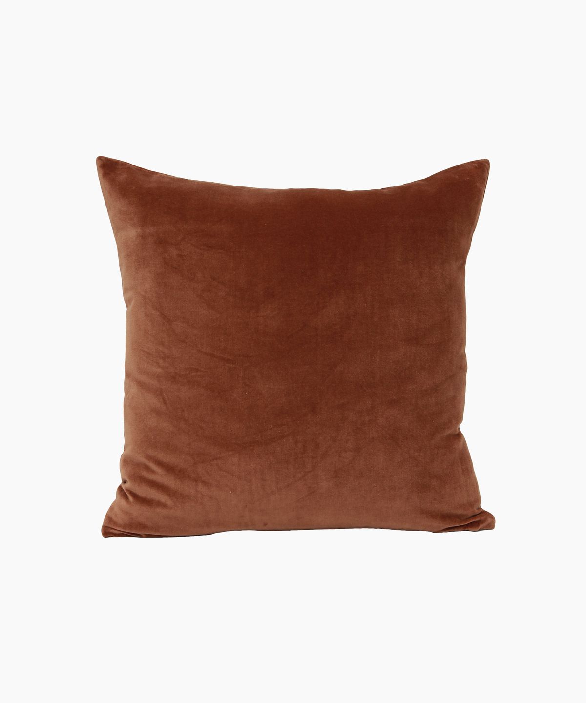 Velvet Cushion Square - Cinnamon