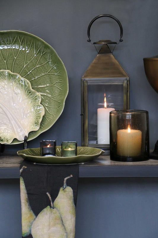 Set of 2 Jardin Leaf Plate Large