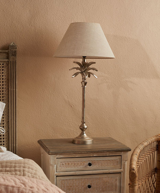 Palm Tree Table Lamp Base - Large in a styled interior
