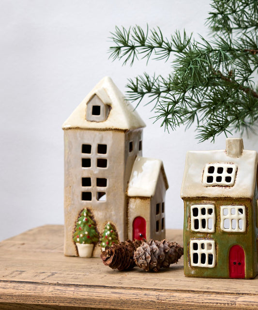 Alsace Tea Light Parish Christmas Stone