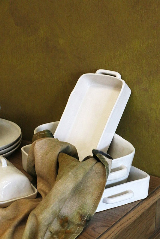 Set of 2 The Creamery Medium Serving Dish