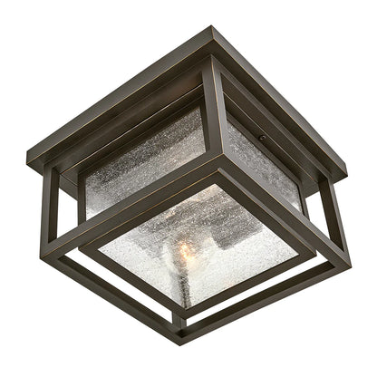 Republic 2 Light Exterior Flush Mount by Hinkley Lighting