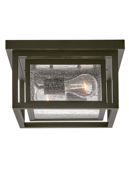 Republic 2 Light Exterior Flush Mount by Hinkley Lighting