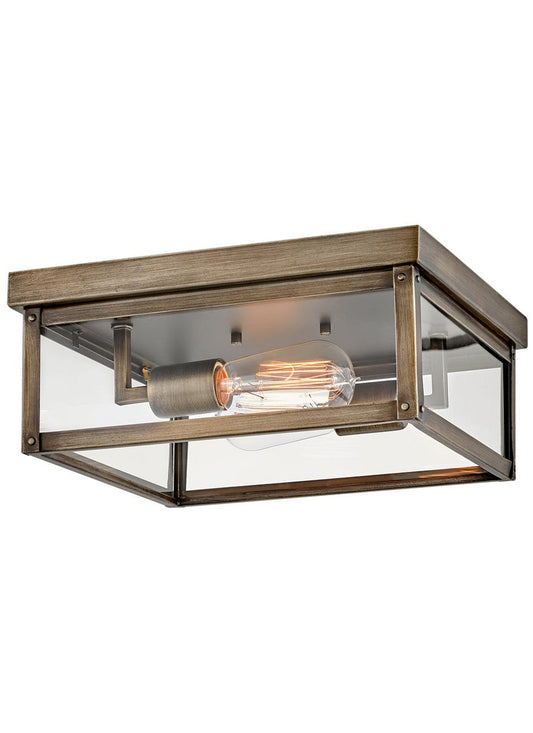 Beckham 2 Light Exterior Flush Ceiling Mount by Hinkley Lighting