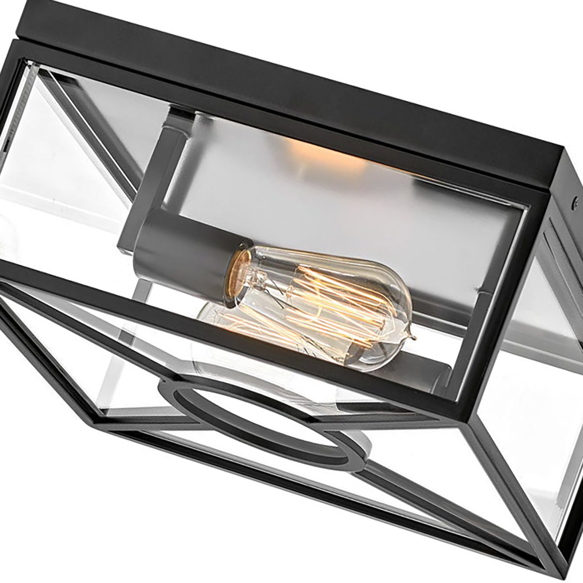 Brixton 2 Light Exterior Flush Ceiling Mount by Hinkley Lighting