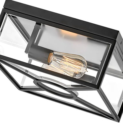 Brixton 2 Light Exterior Flush Ceiling Mount by Hinkley Lighting