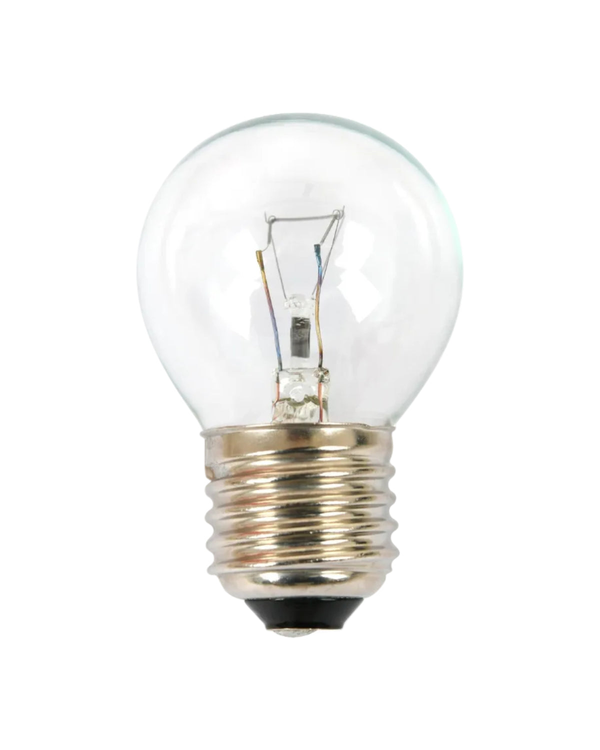 Incandescent Junior Light Bulb - E27 Fancy Round 40W Clear Dimmable