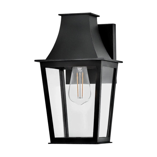 Georgetown Exterior Wall Lantern by Hinkley in Black