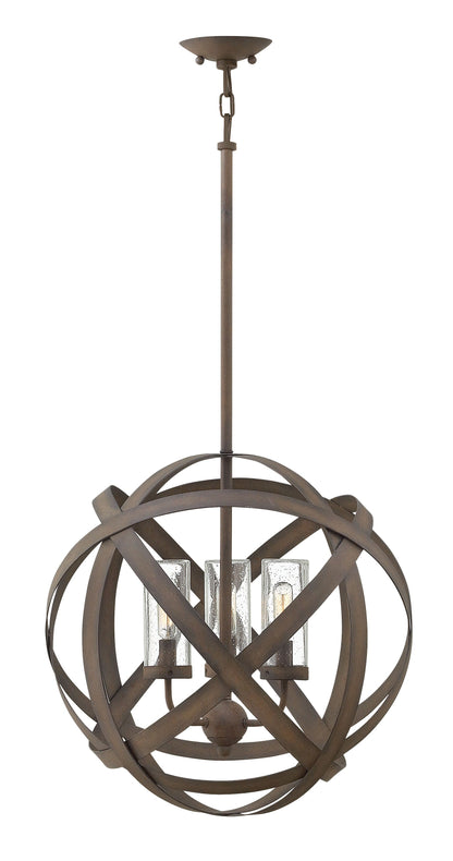 Carson 3 Light Exterior Pendant by Hinkley Lighting