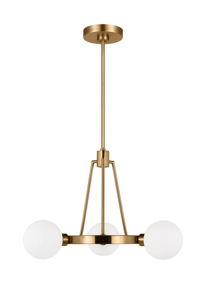 Clybourn 3 Light Chandelier by Visual Comfort Generation