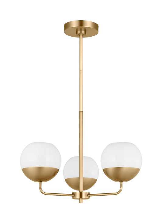 Alvin 3 Light Chandelier by Visual Comfort Generation