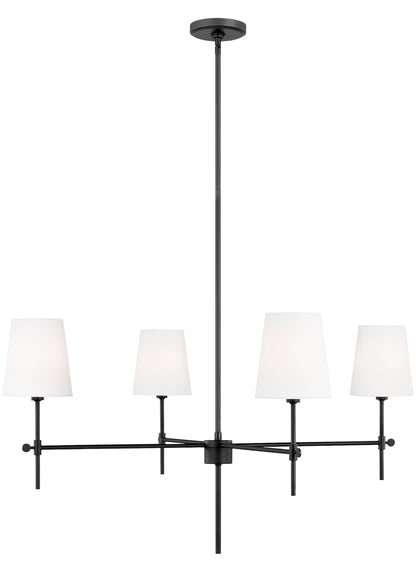 Baker 4 Light Chandelier by by Visual Comfort Generation