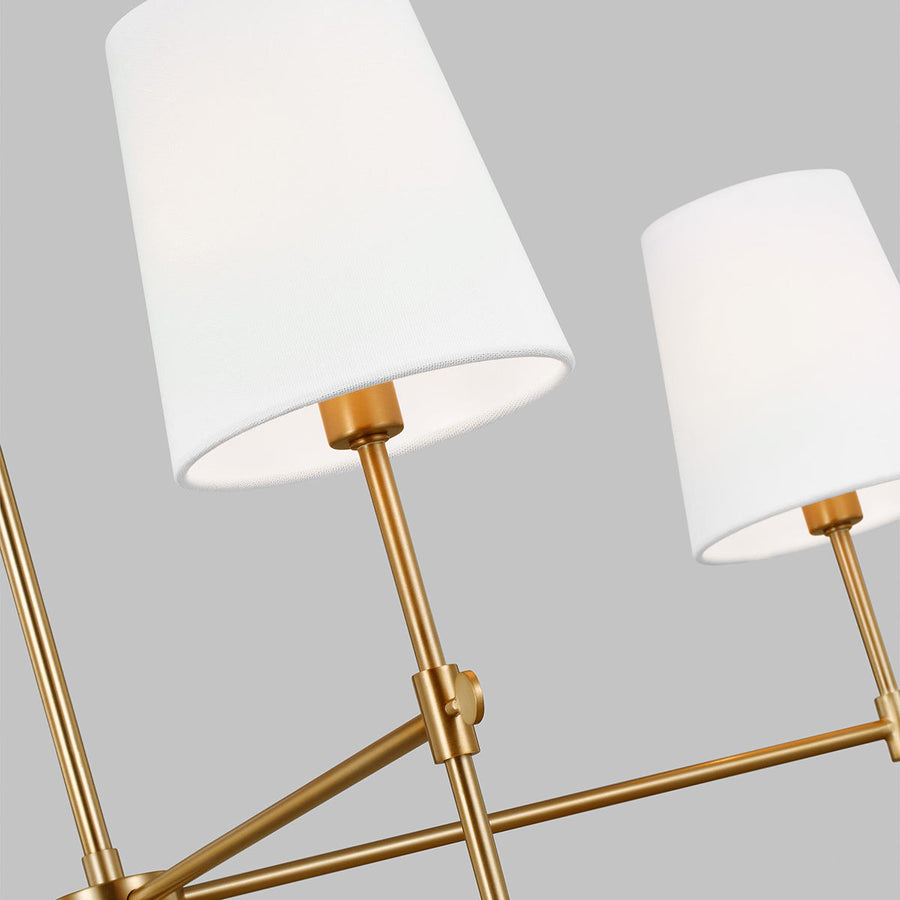 White linen shades