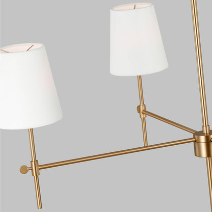 Baker 4 Light Chandelier by by Visual Comfort Generation