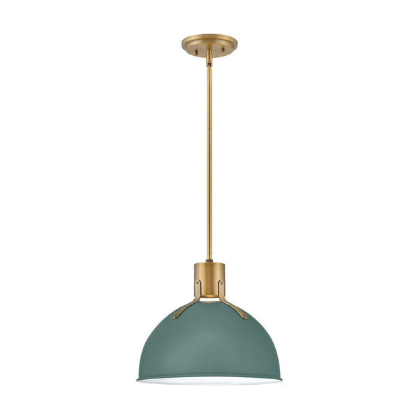 Argo Medium Pendant by Hinkley in Sage Green