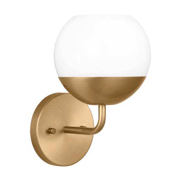 Alvin Wall Sconce by Visual Comfort in Satin Brass